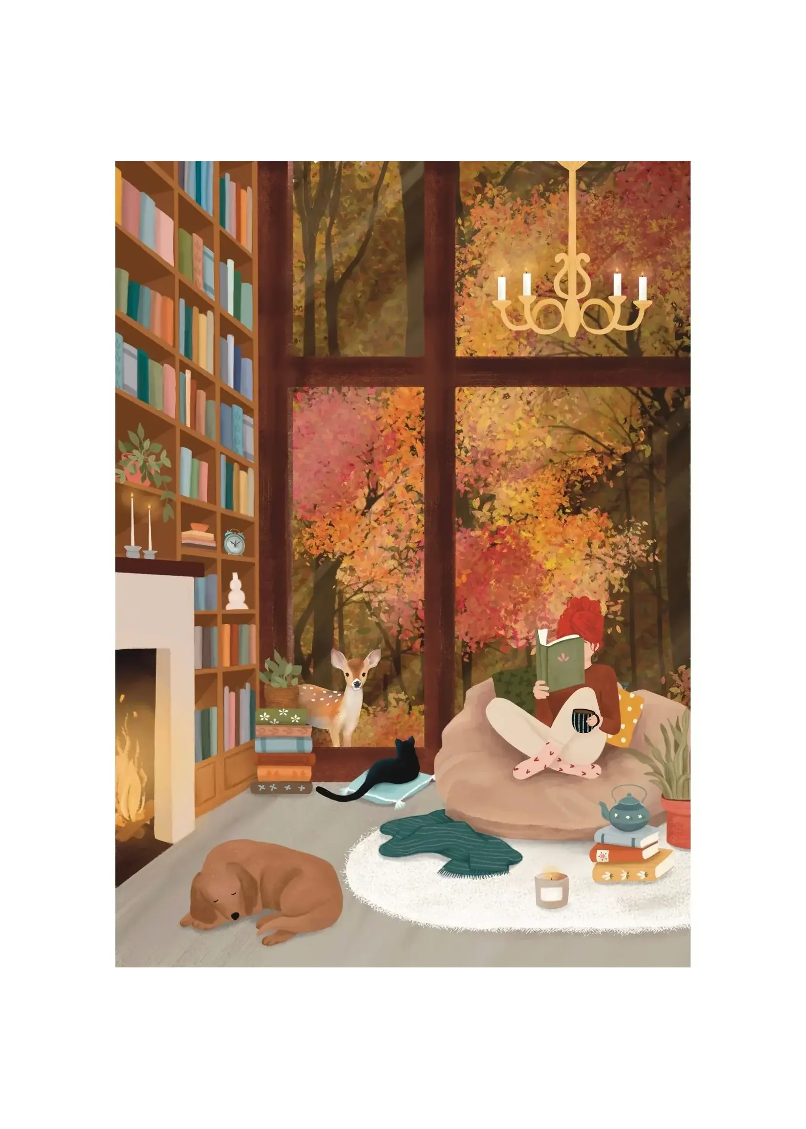 villager VILLAGER PUZZLES 1000 PIECE DREAM LIBRARY