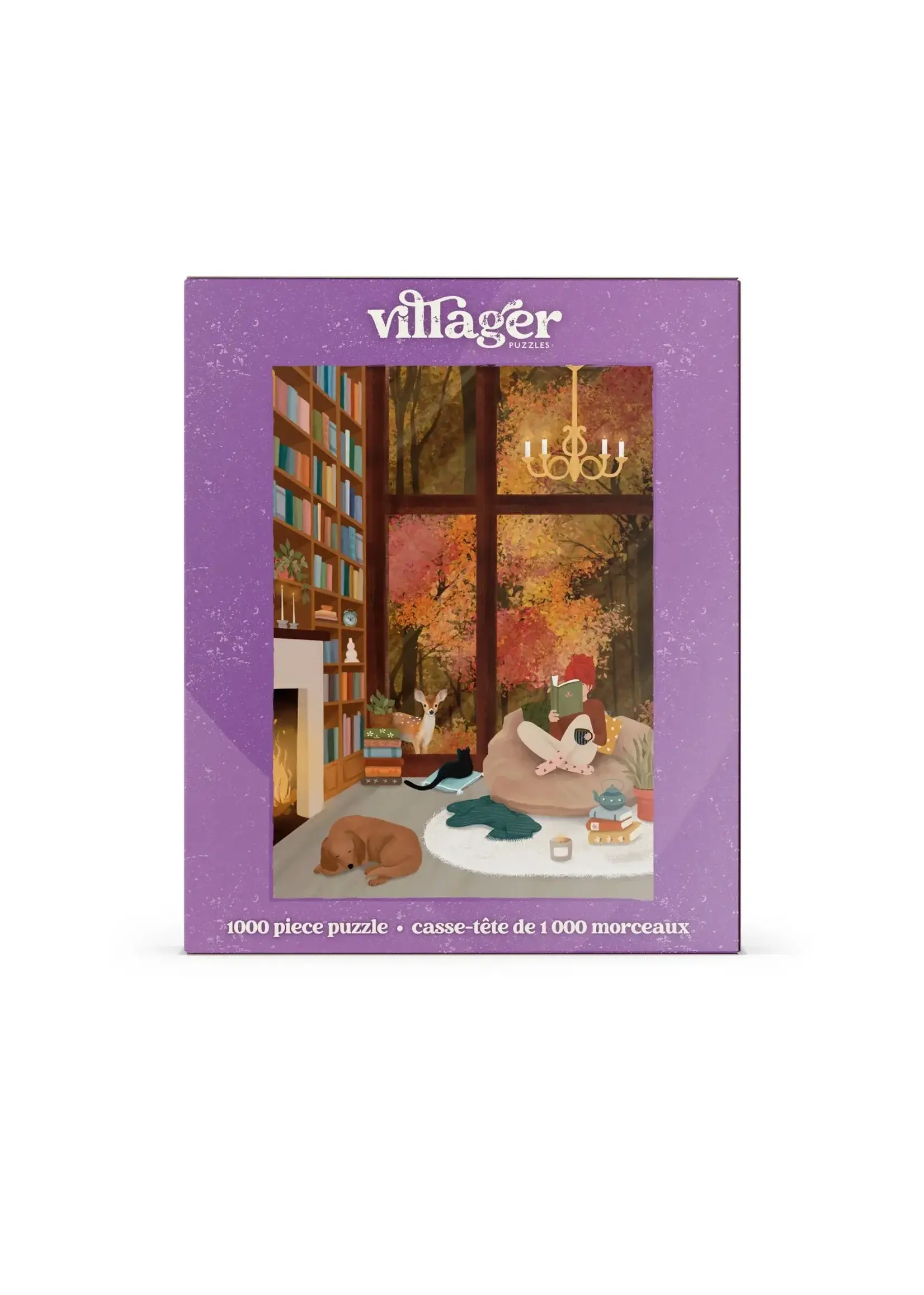 villager VILLAGER PUZZLES 1000 PIECE DREAM LIBRARY