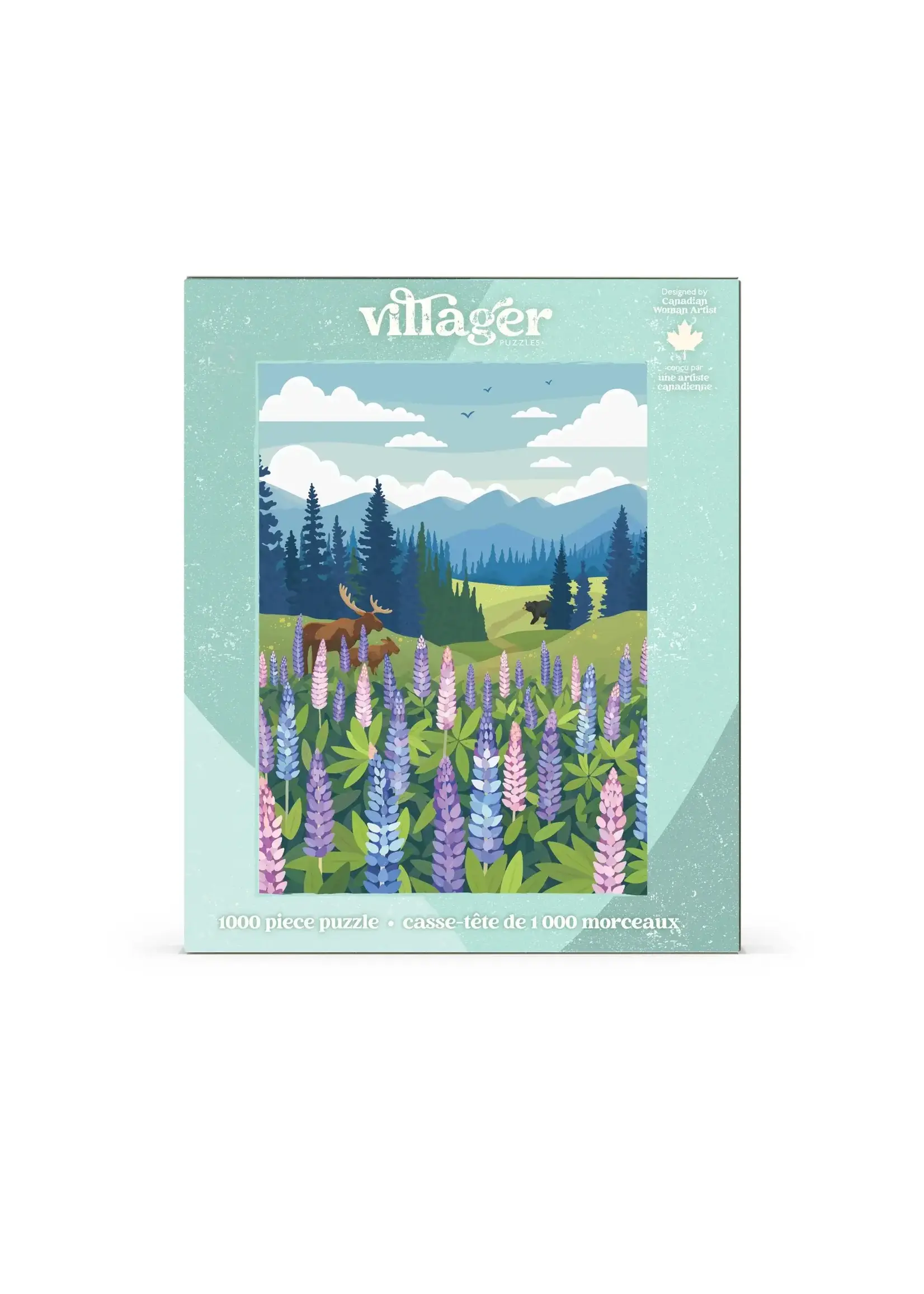 villager VILLAGER PUZZLES 1000 PIECE LUPINES MEADOW