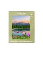 villager VILLAGER PUZZLES 500 PIECE JASPER FLOWERS