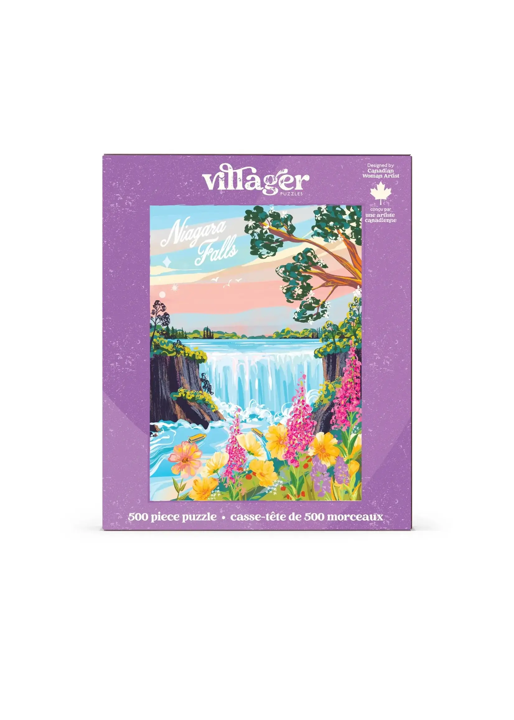 villager VILLAGER PUZZLES 500 PIECE NIAGARA FALLS