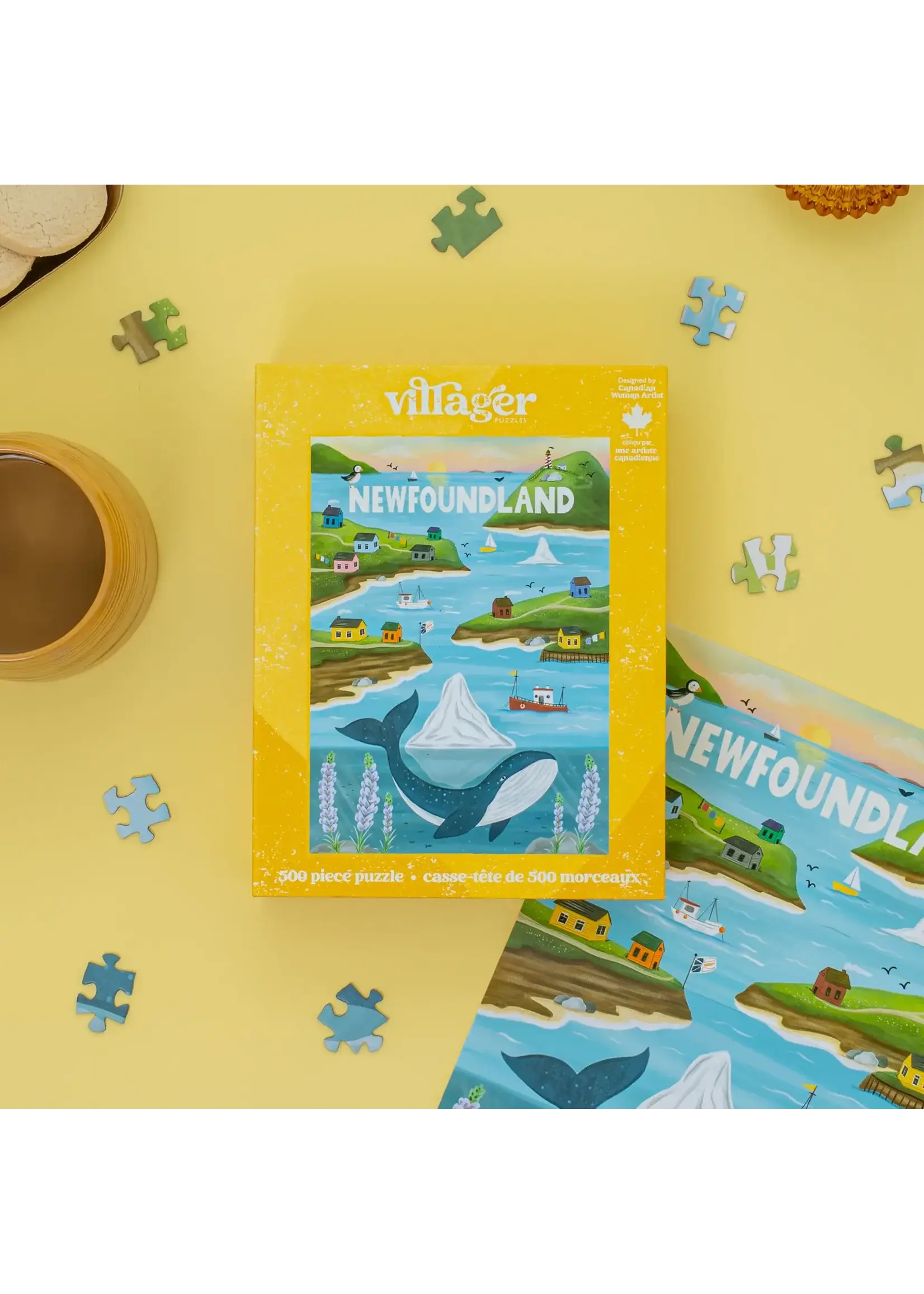 villager VILLAGER PUZZLES 500 PIECE NEWFOUNDLAND SITES