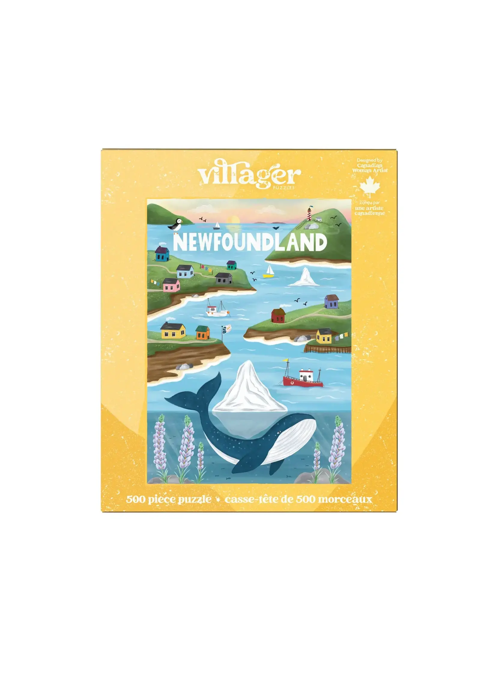 villager VILLAGER PUZZLES 500 PIECE NEWFOUNDLAND SITES