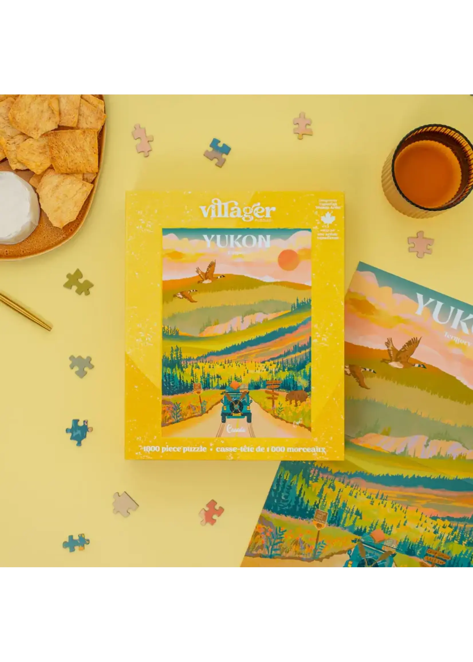 villager VILLAGER PUZZLES 1000 PIECE YUKON ROAD TRIP