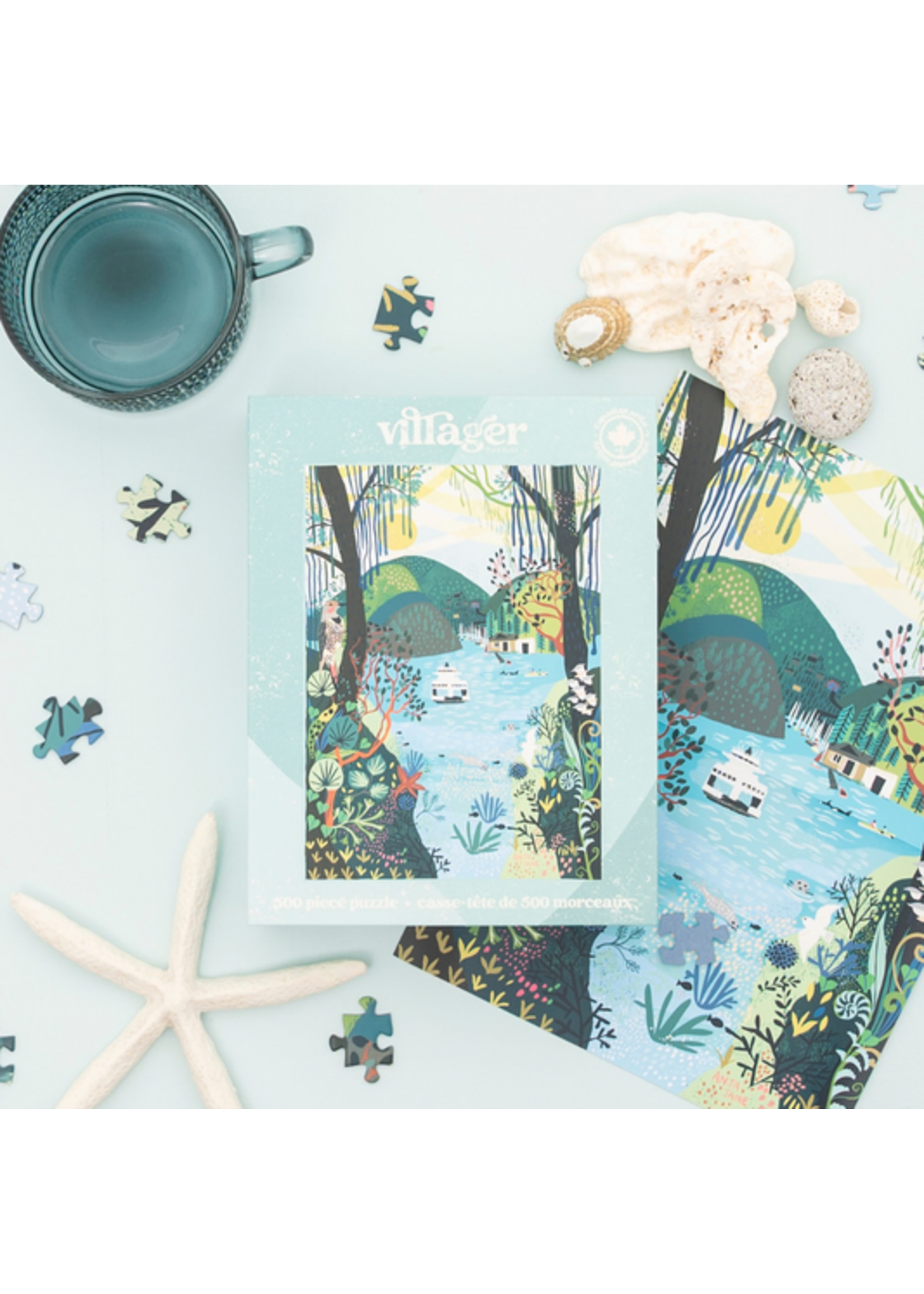 villager VILLAGER PUZZLES 500 PIECE BOWEN ISLAND