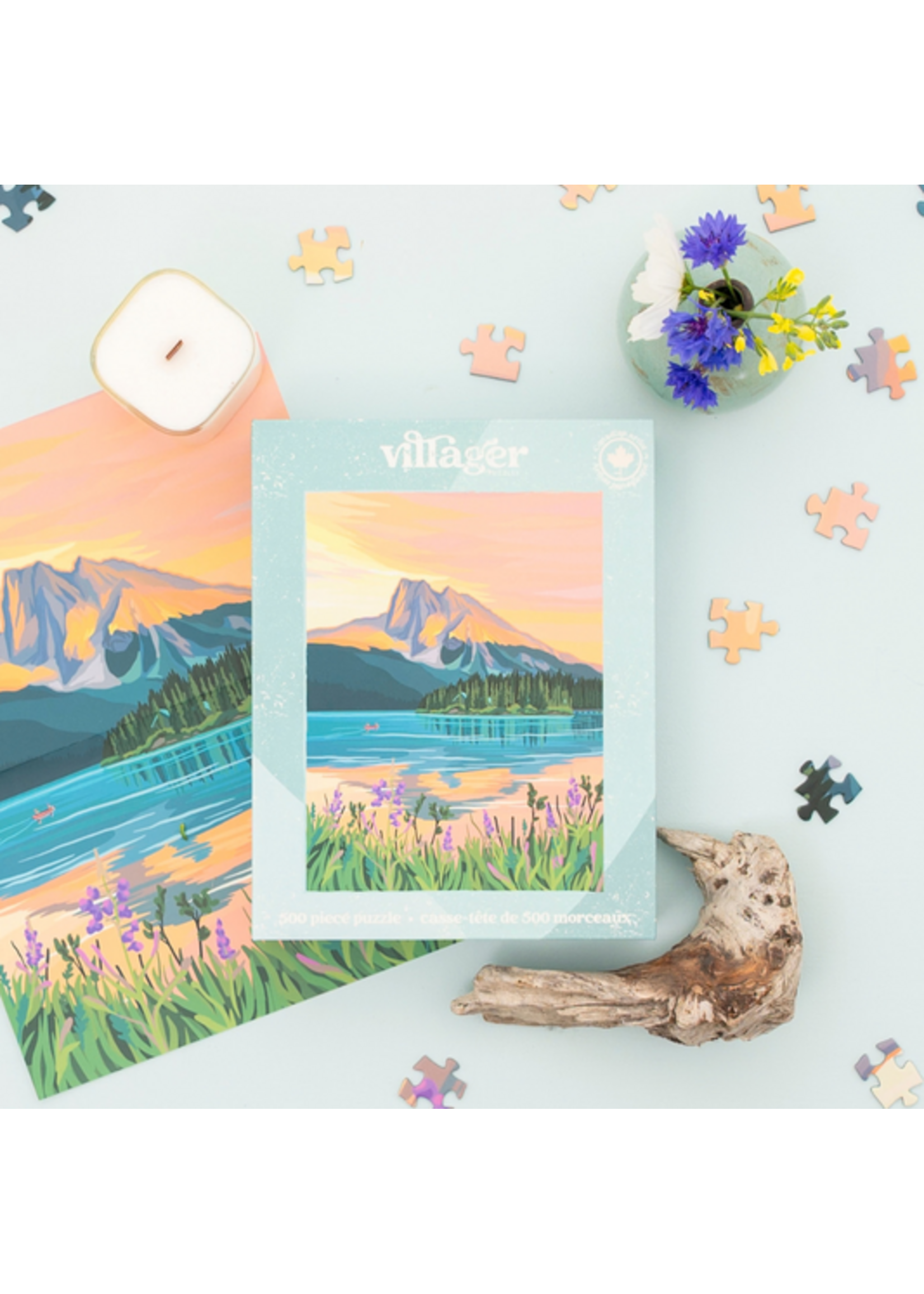 villager VILLAGER PUZZLES 500 PIECE YOHO NATIONAL PARK