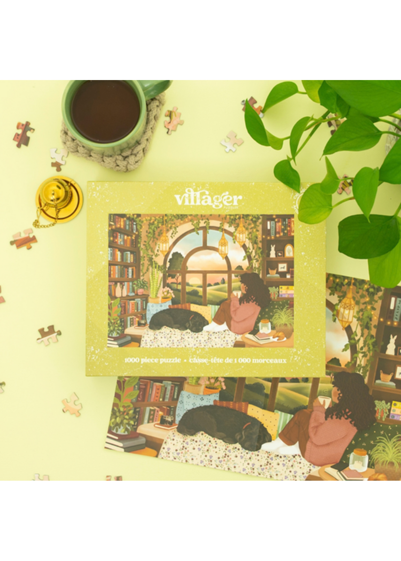 villager VILLAGER PUZZLES 1000 PIECE BOOK NOOK