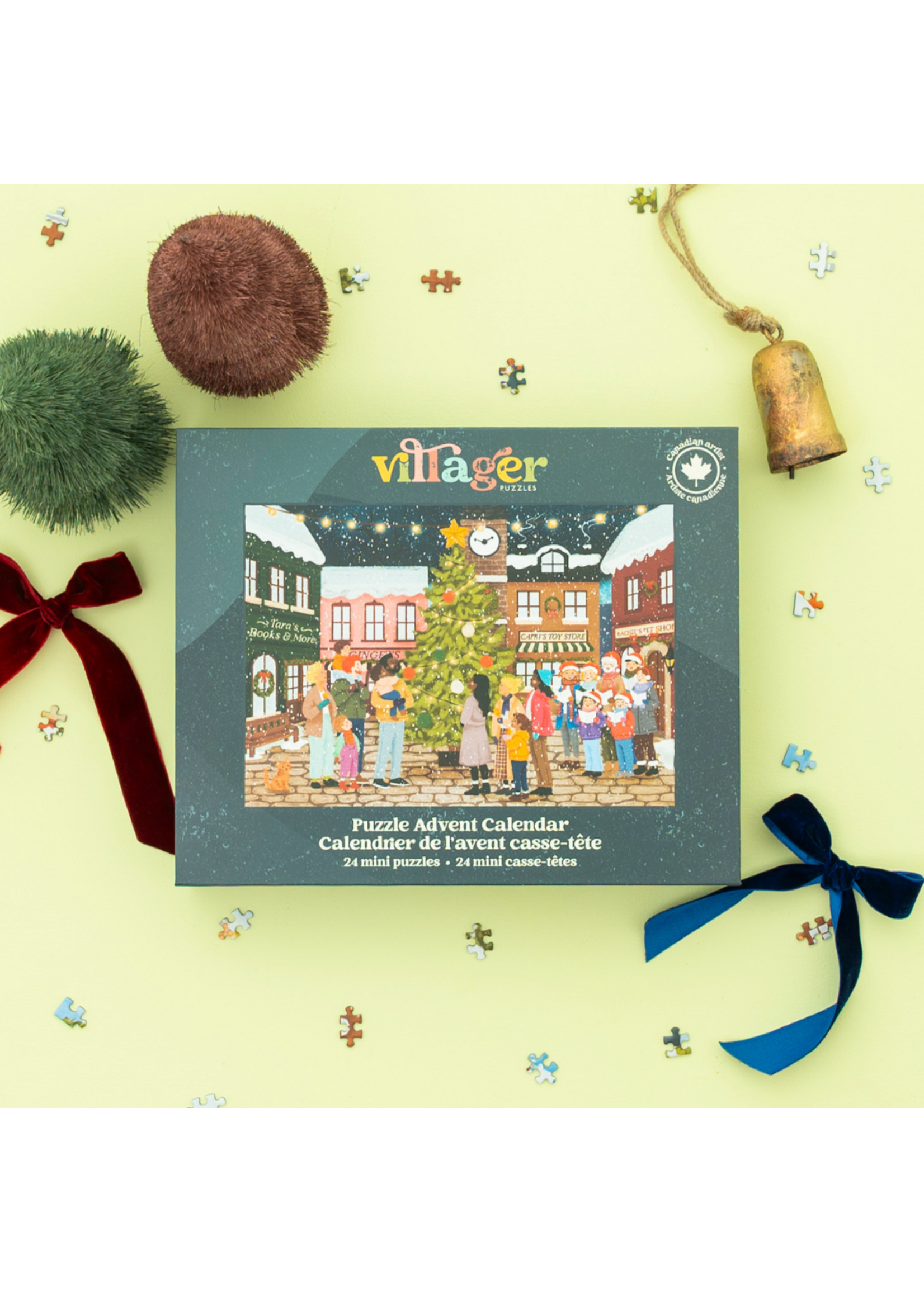 villager VILLAGER PUZZLES VILLAGE CHRISTMAS ADVENT CALENDAR