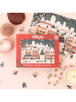 villager VILLAGER PUZZLES 500 PIECE SMALL TOWN HOLIDAY