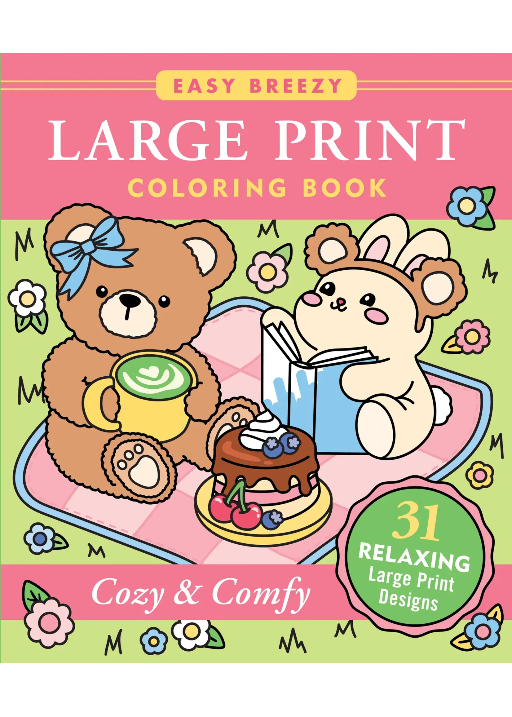 PPP COLOR BOOK LARGE PRINT COZY & COMFY