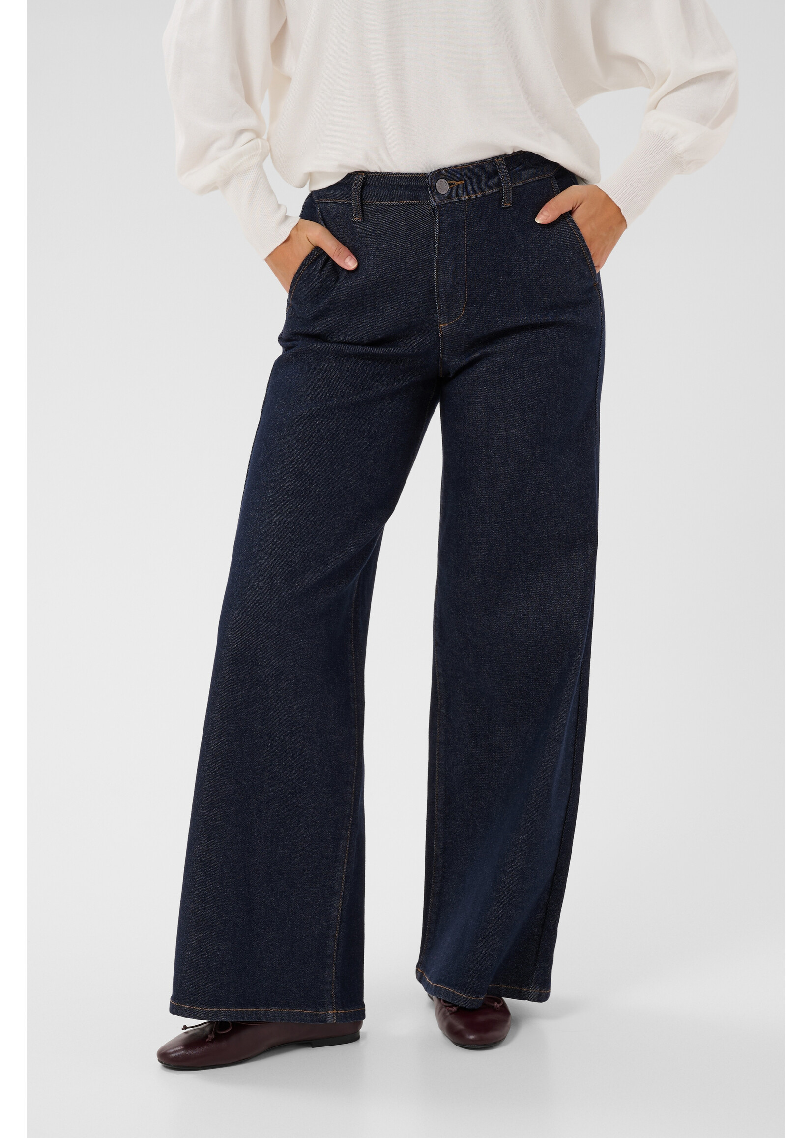 KAFFE KAF KAHALLY WIDE JEANS