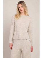 DEX DEX Cable Knit Sweater