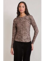 DEX DEX Floral Long Sleeve Tee