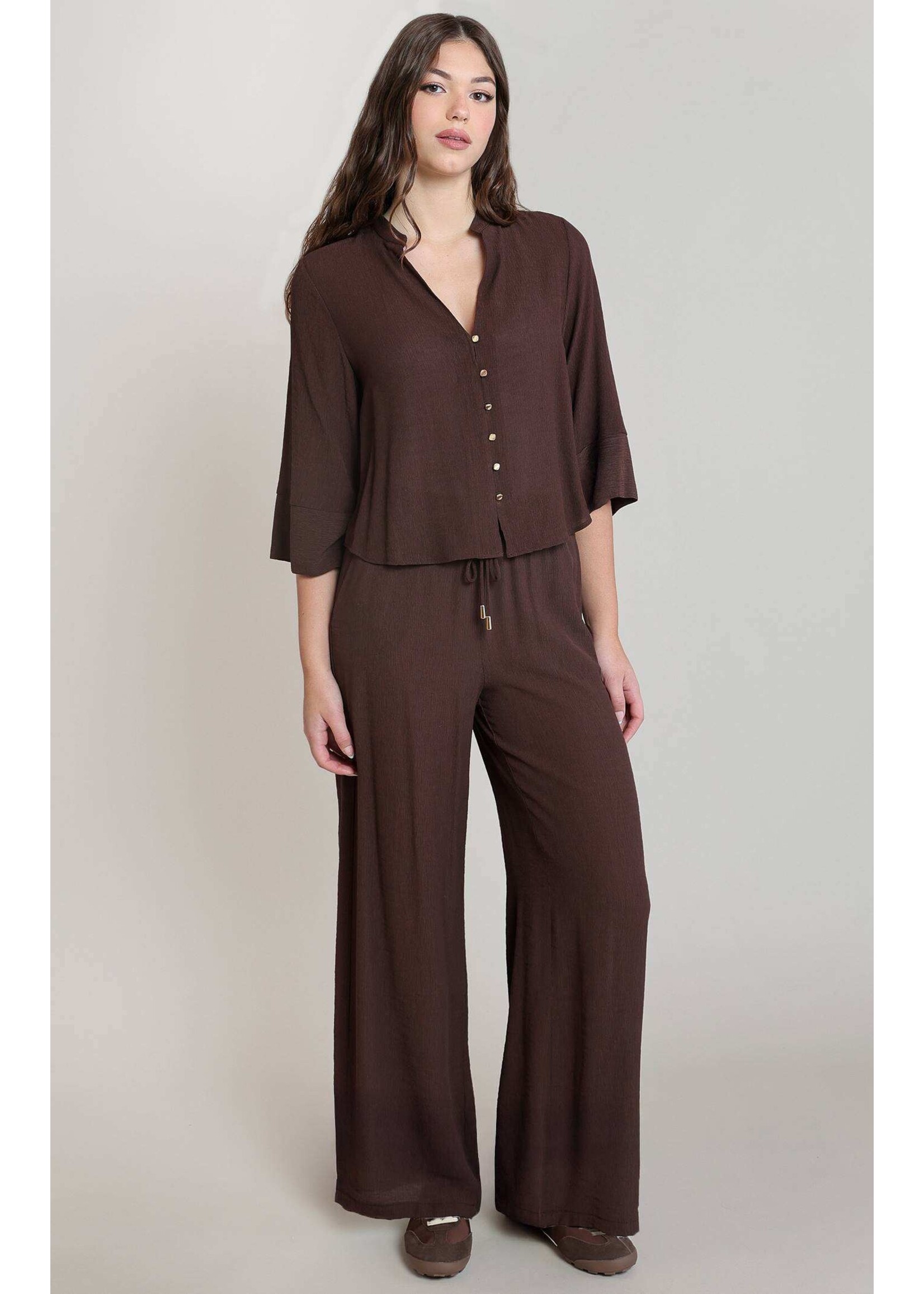 DEX DEX Flowy Wide Leg Pants