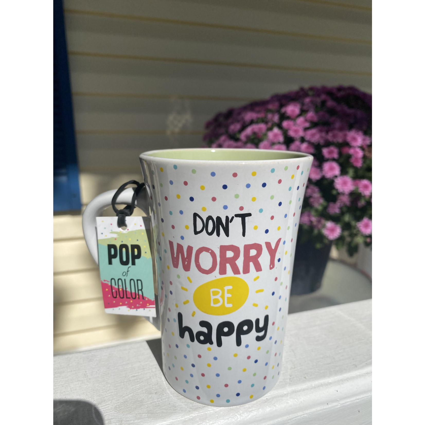 Cash & Carry Don't Worry Be Happy Coffee Mug