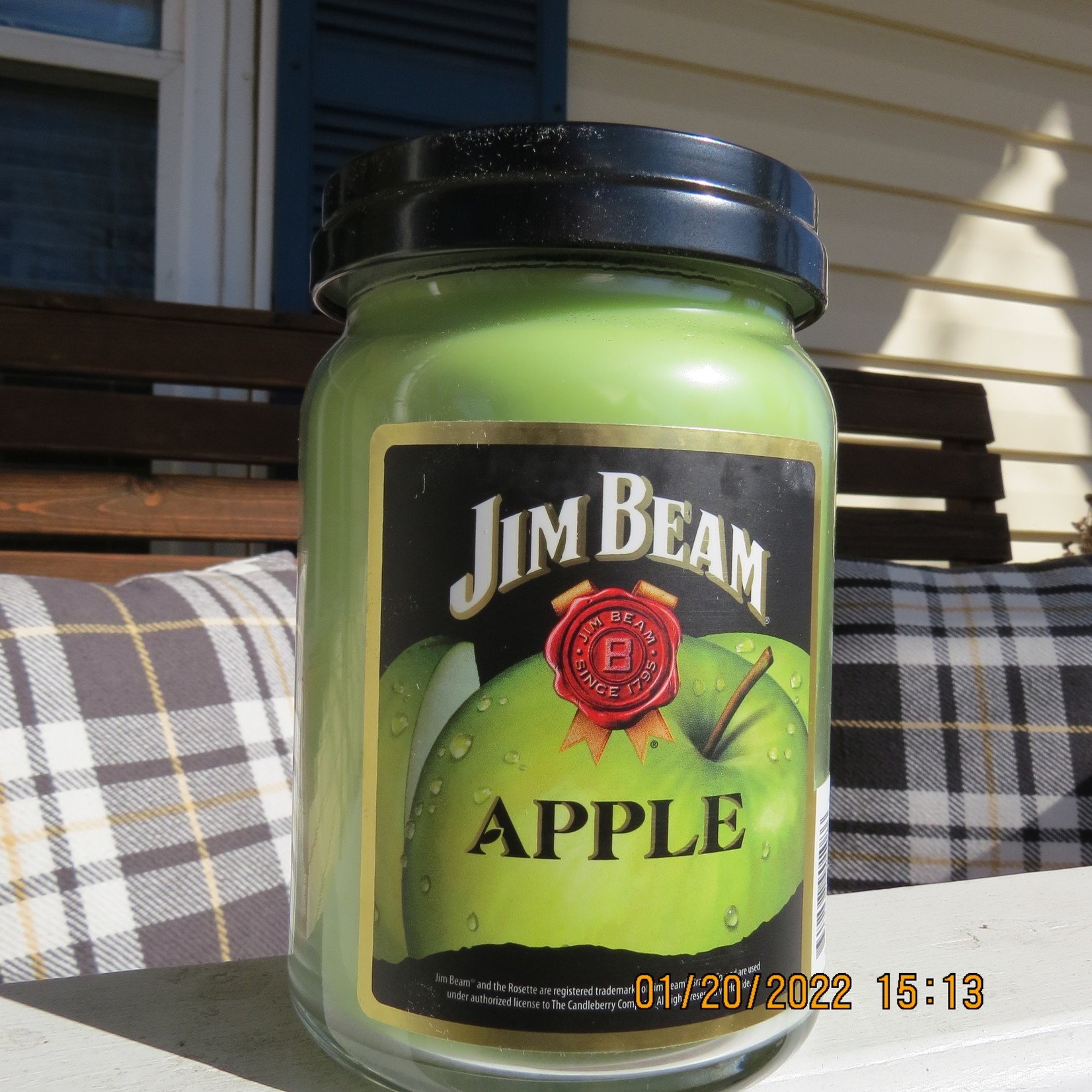 Candleberry Large Jim Beam Apple Candle