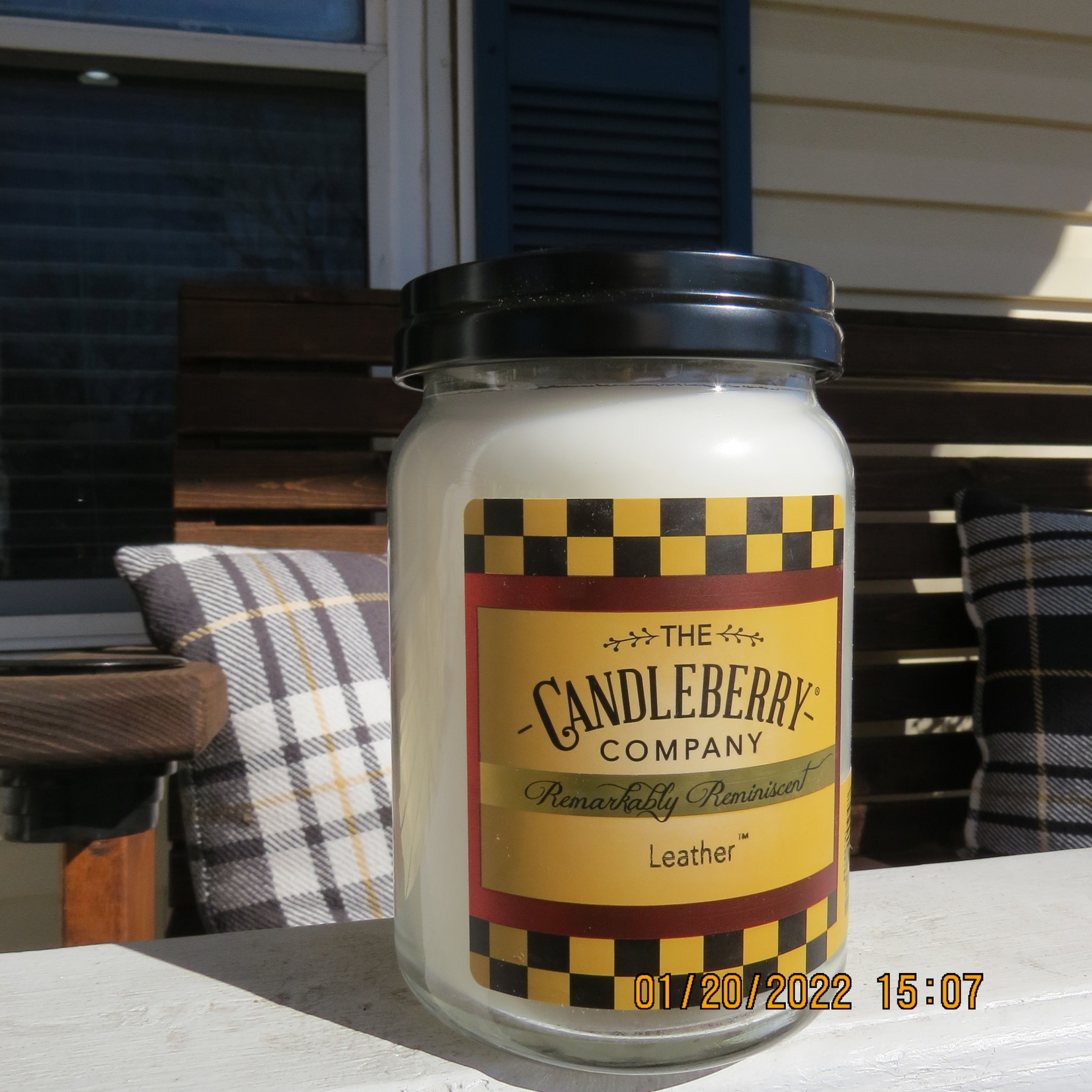 Candleberry Large Leather Candle
