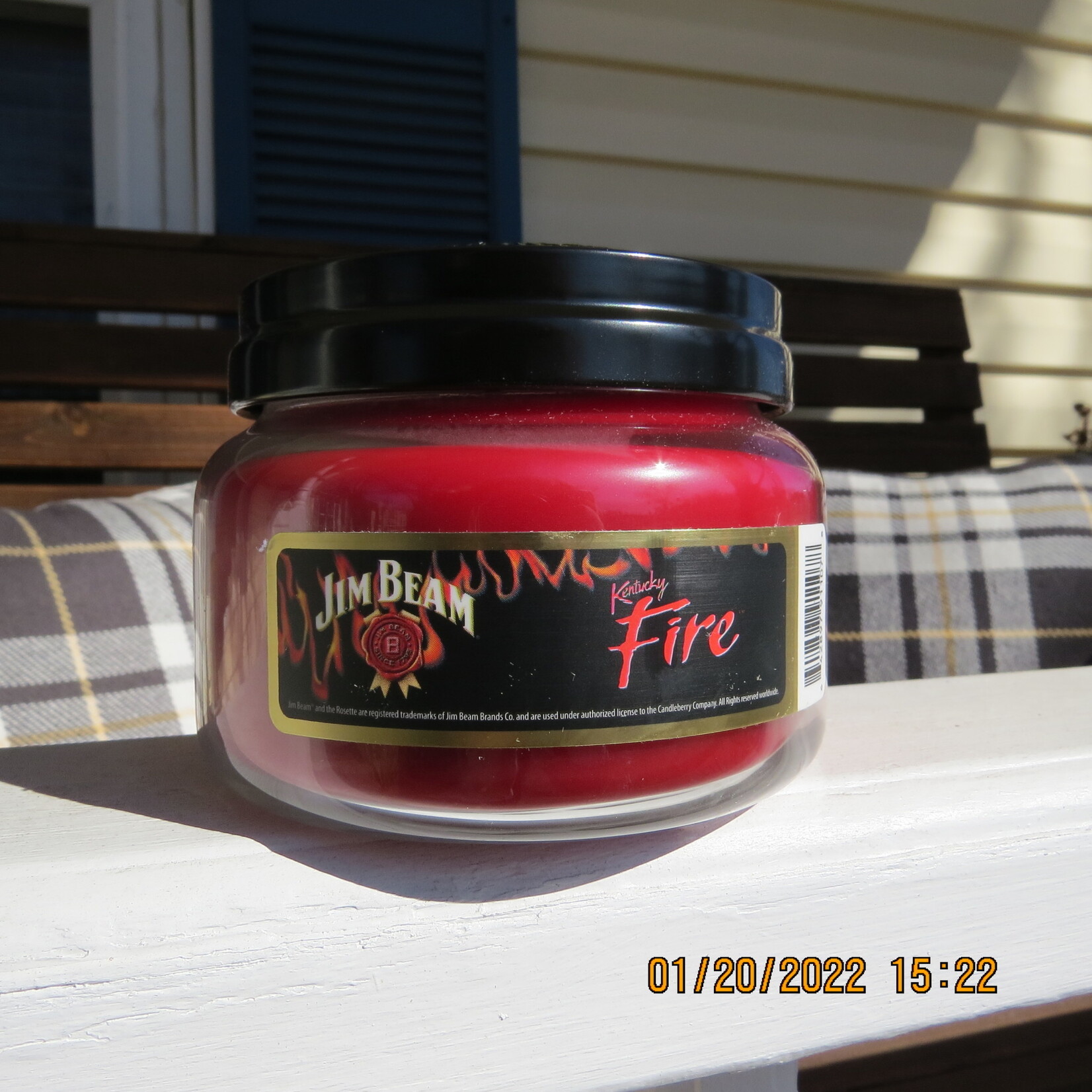 Candleberry Small Jim Beam Fire Candle