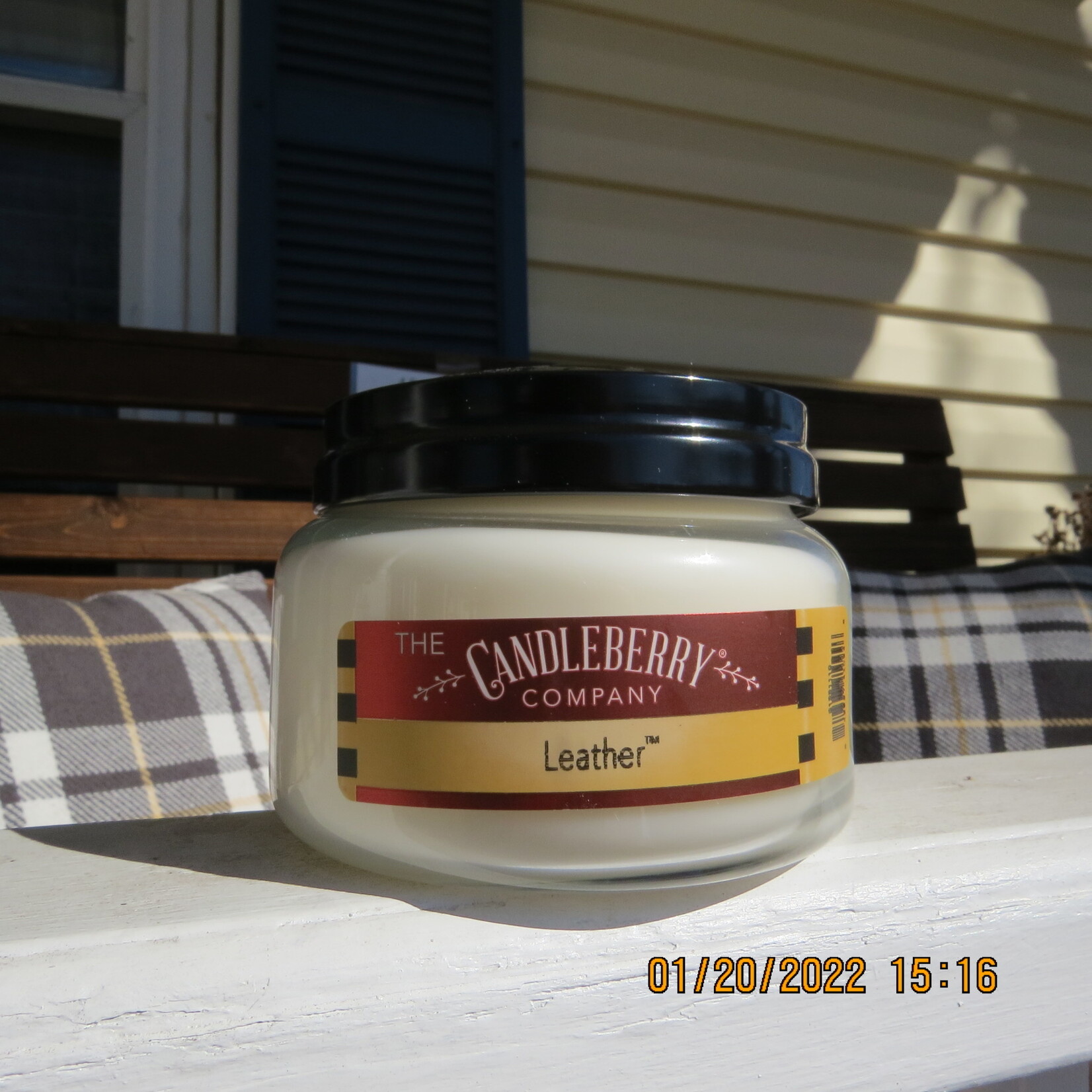 Candleberry Small Leather Candle
