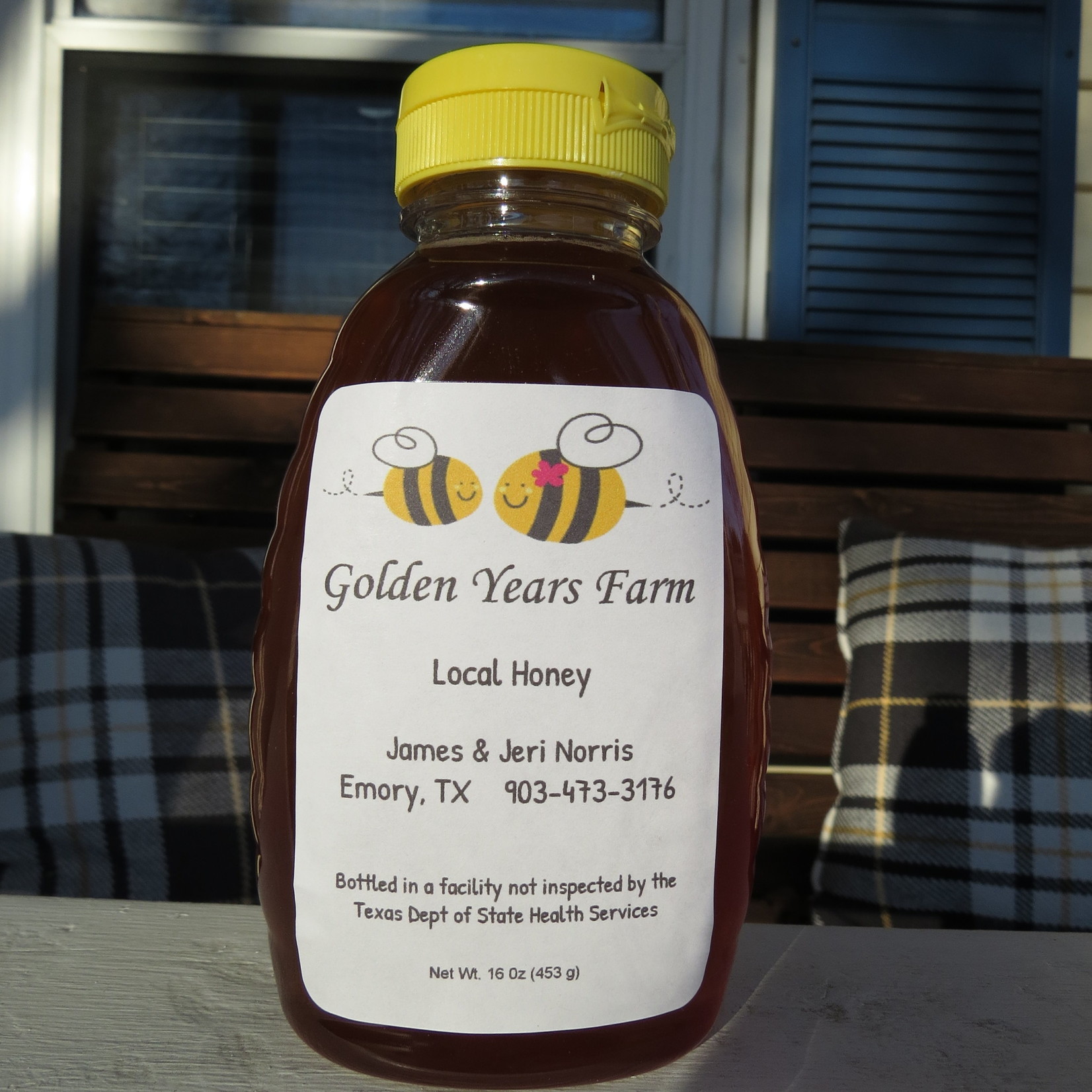 Golden Years Farm 1 LB Raw Honey