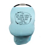 Three Little Tots Blue Car Seat Cover