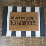 Victoria Martinez Beer & Dog Treats Door Mat
