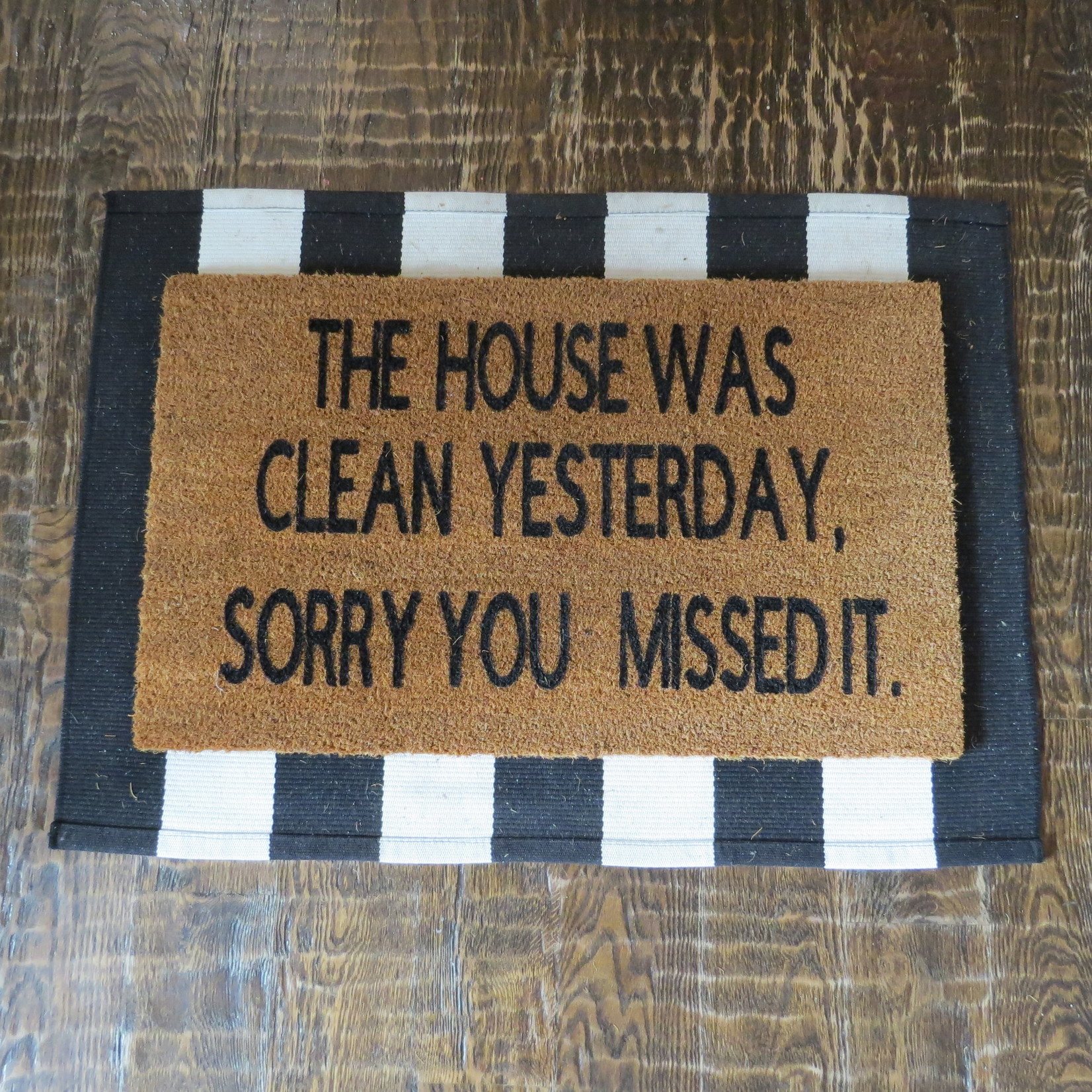 House Was Clean Door Mat