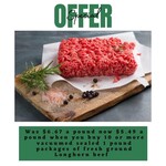 Bee Sharp Ranch Ground Beef 10 Pounds or More Special