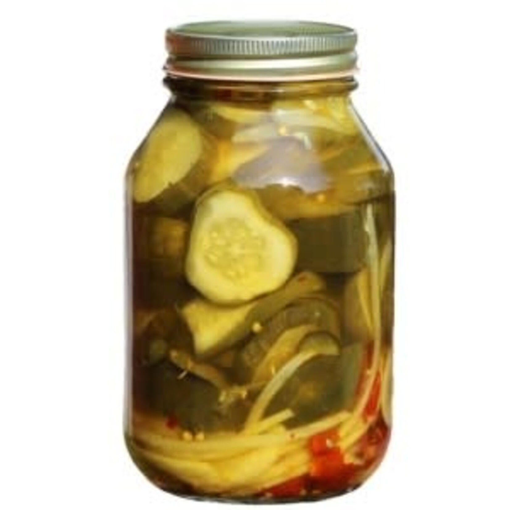 Gourmet Gardens Thick 'n Spicy Bread & Butter Pickles (Quart)