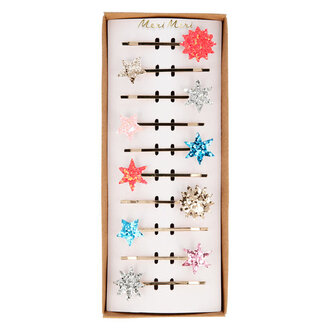 meri meri Meri Meri Mixed Glitter Star Hair Slides