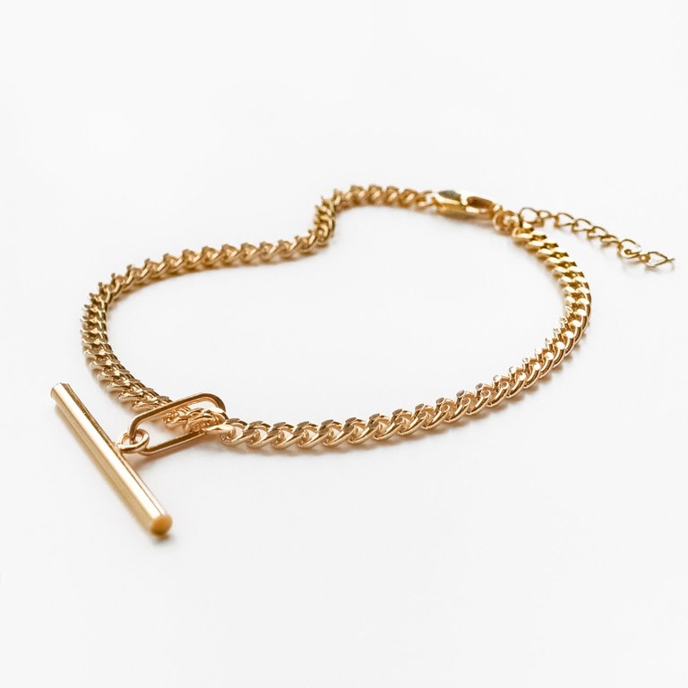 THATCH Thatch Toggle Charm Gold Bracelet