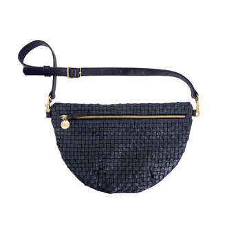 Clare V. | Foldover Clutch with Tabs, Woven Checker Twilight