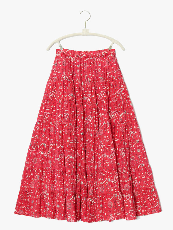 XIRENA Xirena Sera Skirt Red Bandana