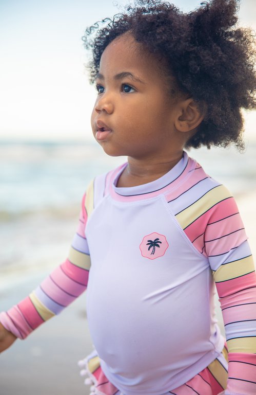 FEATHER 4 ARROW F4A SURF BABE L/S BABY RUFFLE SET