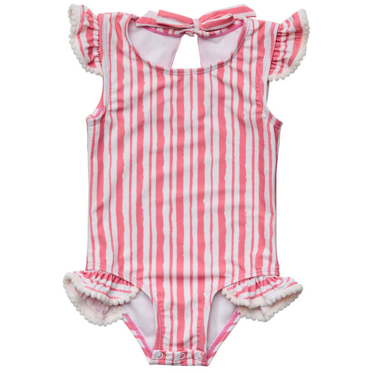 SNAPPER ROCK SNAPPER ROCK Paradise Stripe Sustainable Frill 1pc