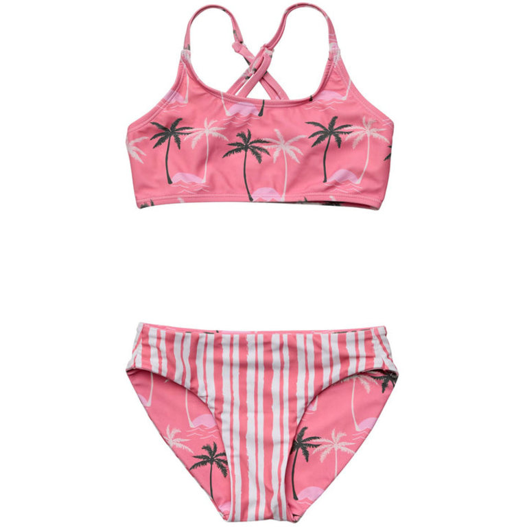 SNAPPER ROCK SNAPPE ROCK Palm Paradise Sustainable X Back Bikini