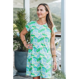 HIHO HIHO TEE SHIRT DRESS KIKI GREEN
