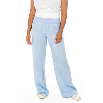 HIHO HIHO MARIGOT ROLL DOWN PANT BLUE CHAMBRAY