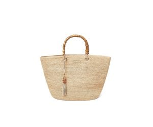 HEIDI KLEIN SAVANNAH BAY BAMBOO HANDLE BAG - Sand Angels