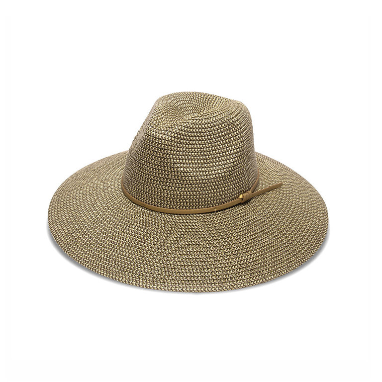 NIKKI BEACH HARPER TWEED HAT - GOLD