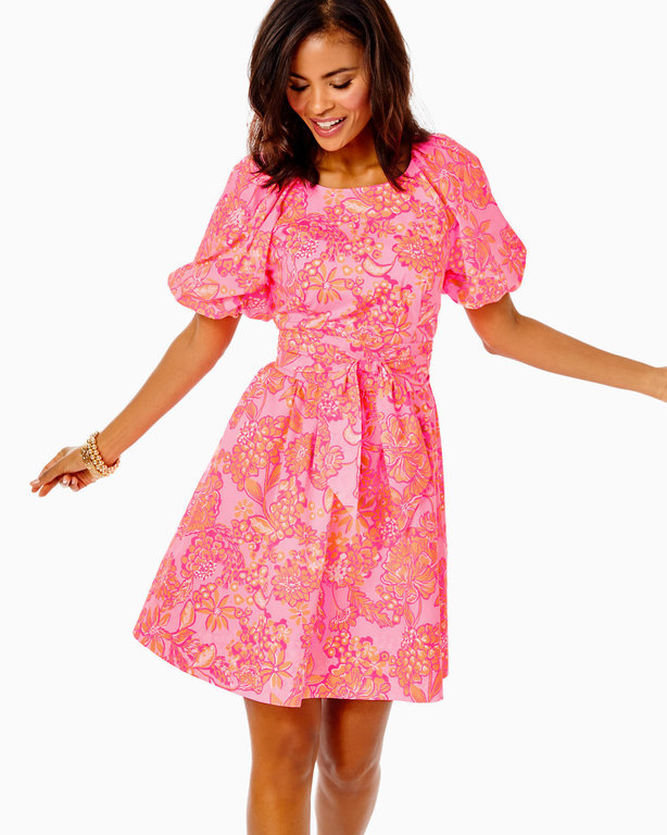 LILLY PULITZER Lilly Pulitzer Knoxlie Elbow Sleeve Cotton Dress