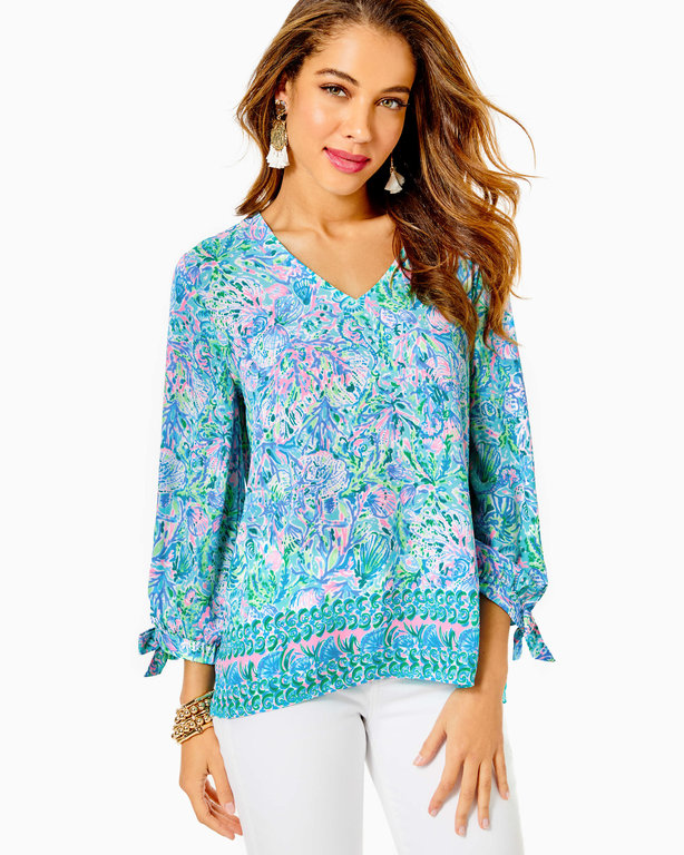 LILLY PULITZER Lilly Pulitzer Pamala 3/4 Sleeve Top