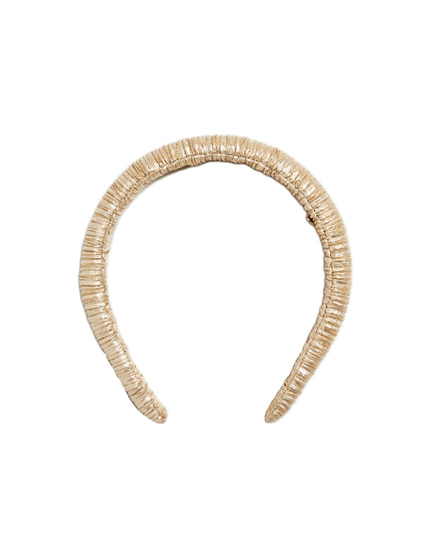 LOEFFLER RANDALL LOEFFLER RANDALL MARINA GOLD PUFFY HEADBAND