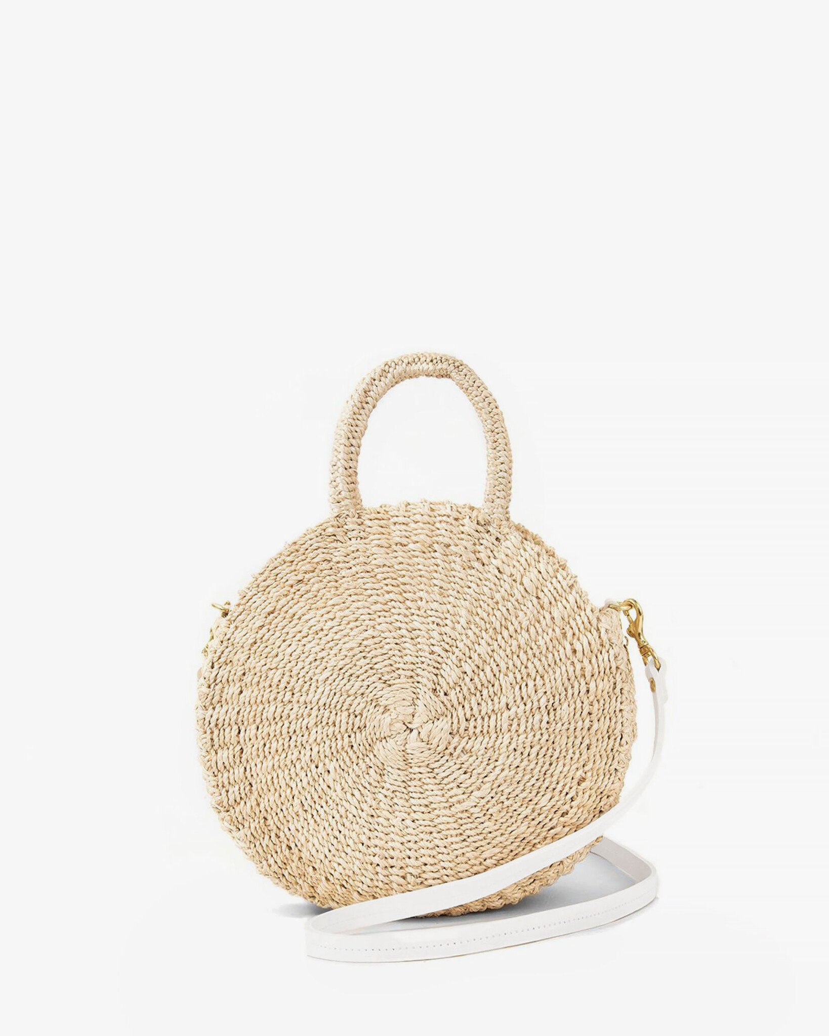 CLARE V Moyen Alice Cream Woven - Sand Angels