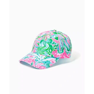 LILLY PULITZER LILLY PULITZER RUN AROUND HAT AMALFI BLUE LEAF IT WILD