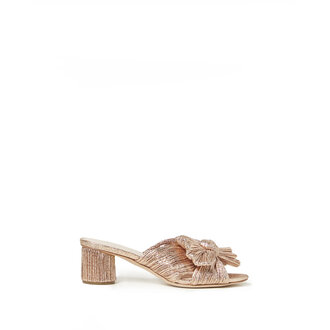 LOEFFLER RANDALL LOEFFLER RANDALL EMILIA PLEATED KNOT MULE DUNE