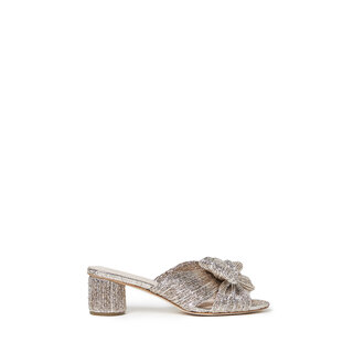 LOEFFLER RANDALL LOEFFLER RANDALL EMILIA PLEATED KNOT MULE CHAMPAGNE