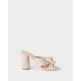 LOEFFLER RANDALL LOEFFLER RANDALL PENNY KNOT MULE PLATINUM