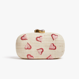 PAMELA MUNSON PAMELA MUNSON THE TREE HEARTS CLUTCH - PINK