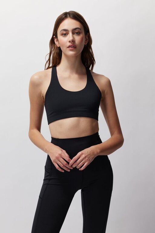 Spiritual Gangster Spiritual Gangster black verve sports bra